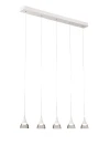 Lampa wisząca Azzardo DALMATIA biała 5xLED wys.170cm