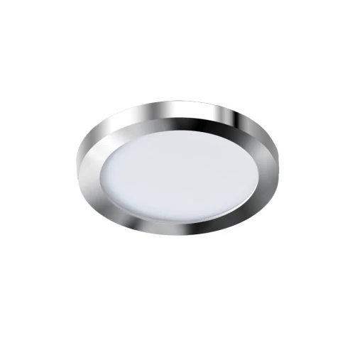 Oprawa podtynkowa SLIM 9 okrągła 3000K IP44 Srebrna LED