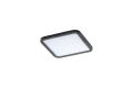 Plafon SLIM 15 SQUARE 3000K IP44 czarny LED szer.14.5cm