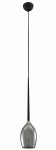 Lampa wisząca Azzardo IZZA SMOKY przydymiony 1xE14 wys.135cm