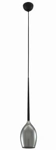 Lampa wisząca Azzardo IZZA SMOKY przydymiony 1xE14 wys.135cm