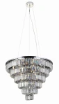 Lampa wisząca Azzardo SALERNO XL PENDANT transparentna 12xG9 wys.150cm