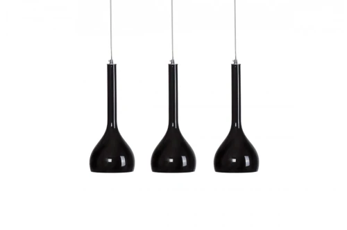Lampa wisząca SOUL czarna 3xE27 wys.140cm