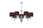 Lampa wisząca Azzardo IMPRESS brązowy/wenge 7xE27 wys.88cm