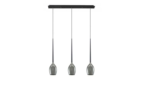 Lampa wisząca IZZA przydymiony 3xE14 wys.130cm