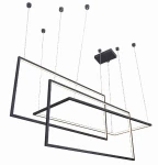 Lampa wisząca Azzardo METRIC czarna 1 LED czarna 250cm