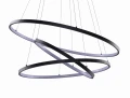 Lampa wisząca WHEEL DIMM czarna 3xLED wys.160cm