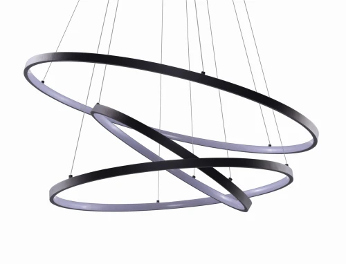 Lampa wisząca WHEEL DIMM czarna 3xLED wys.160cm