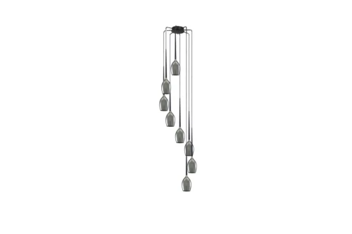Lampa wisząca IZZA przydymiony 8xE14 wys.310cm