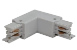 TRACK L-CONNECTOR WHITE