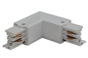 TRACK L-CONNECTOR WHITE