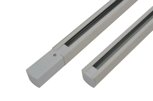 TRACK SET 1M + END POWER+ END CAP WHITE