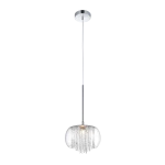 Lampa wisząca Azzardo REGO transparentna 1xG9 wys.120cm
