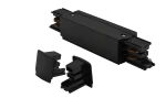 TRACK LINE POWER + 2X END CAP BLACK