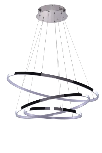 Lampa wisząca WHEEL DIMM chrom 3xLED wys.160cm