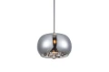 Lampa wisząca BURN srebrna 1xG9 wys.120cm