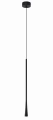 Lampa wisząca KALIA czarna 1xLED wys.170cm