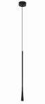 Lampa wisząca Azzardo KALIA czarna 1xLED wys.170cm