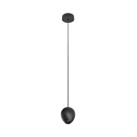 Lampa wisząca Azzardo OVUM PENDANT czarna 1xLED wys.150cm