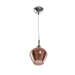 Lampa wisząca Azzardo AMBER MILANO miedziana 1xG9 wys.120cm