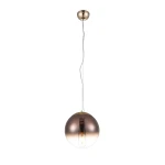 Lampa wisząca Azzardo IRIS 20 copper 1xE27 wys.150cm