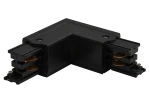 TRACK L-CONNECTOR BLACK