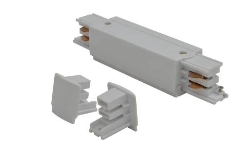 TRACK LINE POWER + 2X END CAP WHITE