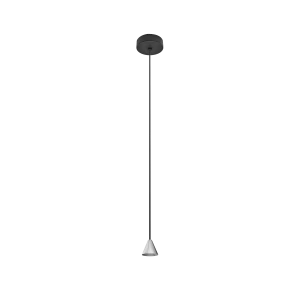 Lampa wisząca Azzardo TENTOR LAMPBODY chrom 1xLED wys.120cm