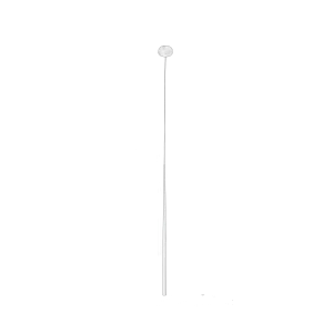 Lampa wisząca Azzardo LOUISE biała 1xLED wys.230cm