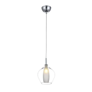 Lampa wisząca Azzardo AMBER MILANO transparentna 1xG9 wys.120cm