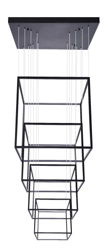 Lampa wisząca OPERA XL czarna 4xLED wys.500cm