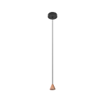 Lampa wisząca Azzardo TENTOR LAMPBODY różowe złota 1xLED wys.120cm