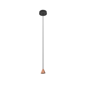 Lampa wisząca Azzardo TENTOR LAMPBODY różowe złota 1xLED wys.120cm