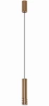 Lampa wisząca Azzardo LOCUS L PENDANT złoty 1xGU10 wys.190cm