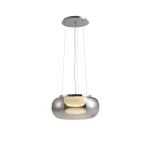 Lampa wisząca Azzardo GALACTIC chrom 1xLED wys.160cm
