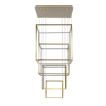 Lampa wisząca Azzardo OPERA XL złota 4xGU10 wys.500cm