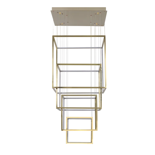 Lampa wisząca OPERA XL złota 4xGU10 wys.500cm