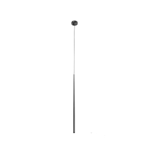 Lampa wisząca Azzardo LOUISE czarna 1xLED wys.230cm