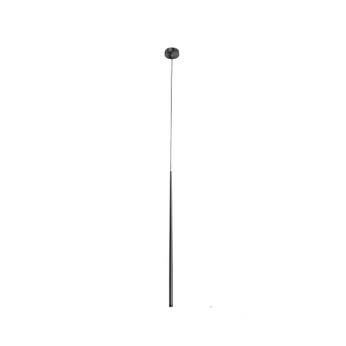 Lampa wisząca LOUISE czarna 1xLED wys.230cm
