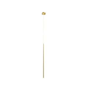 Lampa wisząca Azzardo LOUISE złota 1xLED wys.230cm