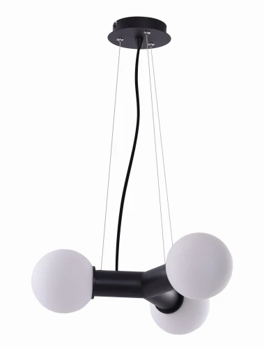 Lampa wisząca POPE czarna E27 3xE27 wys.145cm
