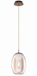 Lampa wisząca Azzardo HELENA B mosiądz 1xLED wys.180cm