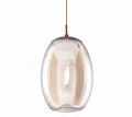 Lampa wisząca HELENA B mosiądz 1xLED wys.180cm