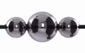 Lampa wisząca SANDRA 3 czarna 1xLED wys.130cm