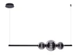 Lampa wisząca SANDRA 3 czarna 1xLED wys.130cm