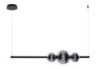 Lampa wisząca Azzardo SANDRA 3 czarna 1xLED wys.130cm