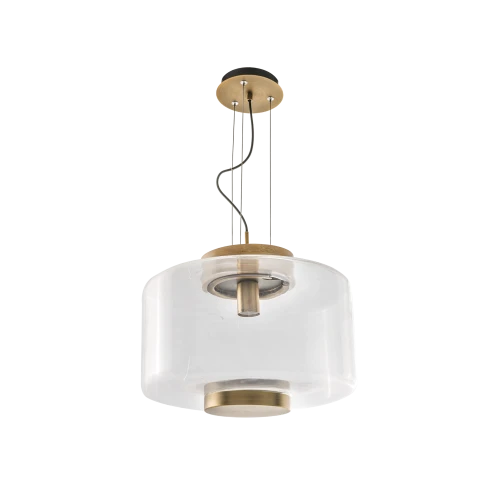 Lampa wisząca SOREL transparentna 1xE27 wys.165cm