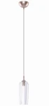 Lampa wisząca Azzardo BLANCA szampański 1xE14 wys.120cm