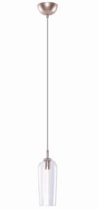 Lampa wisząca Azzardo BLANCA szampański 1xE14 wys.120cm