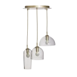 Lampa wisząca Azzardo BLANCA CHAMPAGNE złoty 3xE14 wys.150cm